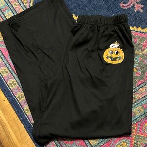 Snoopy Munki Munki Black Peanuts Pajama Pants